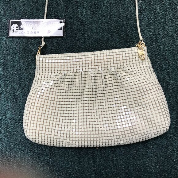 Vintage Mesh Evening Bag Clutch Purse Metal Party Handbag - NWT - Picture 4 of 7